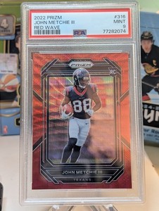 John Metchie 2022 Panini Prizm Red Wave /149 RC #316