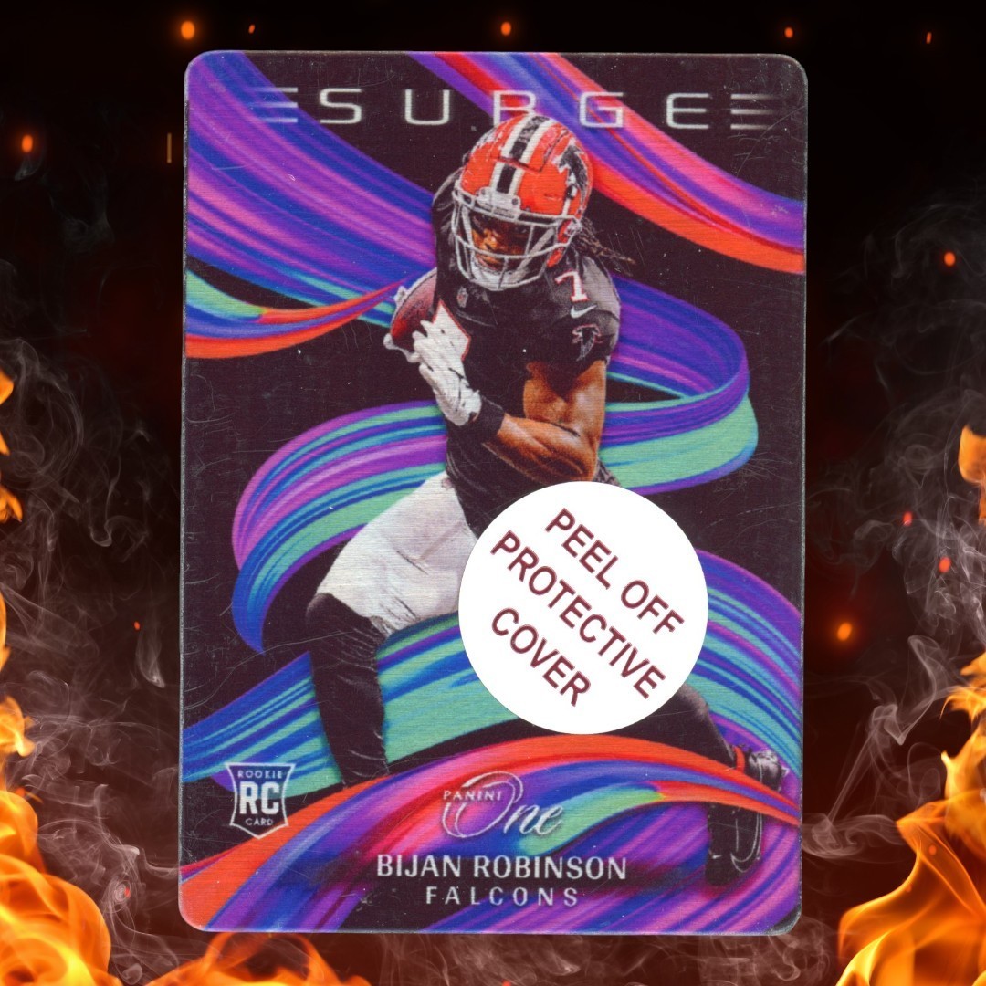 2023 Panini One BIJAN ROBINSON Rookie Metal Surge #13