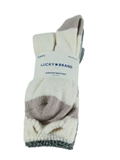 Lucky Brand Women's Boot Sock. 1 package of 6.  Assorted Colors. Size 4-10