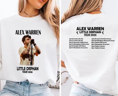 Alex Warren UK Tour 2026 Pullover - Rock Musik Dates Musik - Sweatshirt Sommer Top