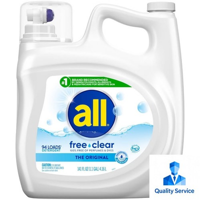 #ad #ad All Liquid Laundry Detergent Free Clear for Sensitive Skin Size 118 fl oz $17.09