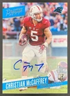 Christian McCaffrey 2017 Panini Prestige Rookie Signatures RC Auto Panthers