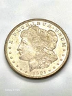 1921 Morgan Silver Dollar, circulated minted in Philadelphia.
