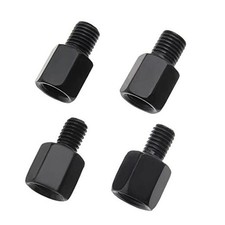 4x Motorcycle Mirrors Adapter Height Adjustment M10 to M8/10 Thread LH/RH