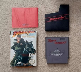 NES Indiana Jones e l'ultima crociata TAITO completo.
