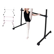 4FT Black Ballet Barre With Adjustable Range Of 6.7-46 Inches For Dance