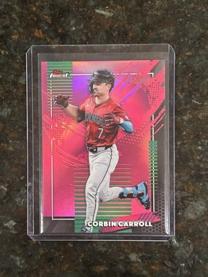 2026 Topps Finest Corbin Carroll Pink Refractor Rare /250