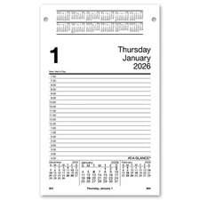 2026 At-A-Glance E458-50 Daily Calendar Refill 5 x 8"