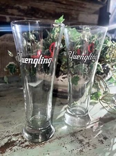 Set Of 2 Yuengling Tall Pilsner 16 oz. Bock Beer Glasses
