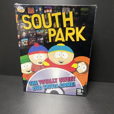 SOUTH PARK DAS TOTAL SÜSSE DVD QUIZSPIEL NEU UNBENUTZT BILDSCHIRMLEBEN 2009