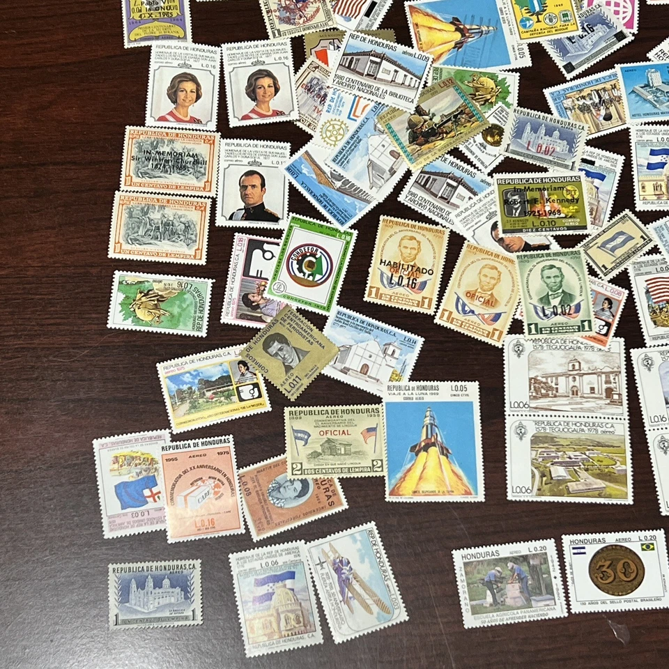 GRAN LOTE DE SELLOS HONDURAS COMO NUEVOS MNH MH MUCHOS MODERNOS CON DUPLICADOS Foto 3 de 4