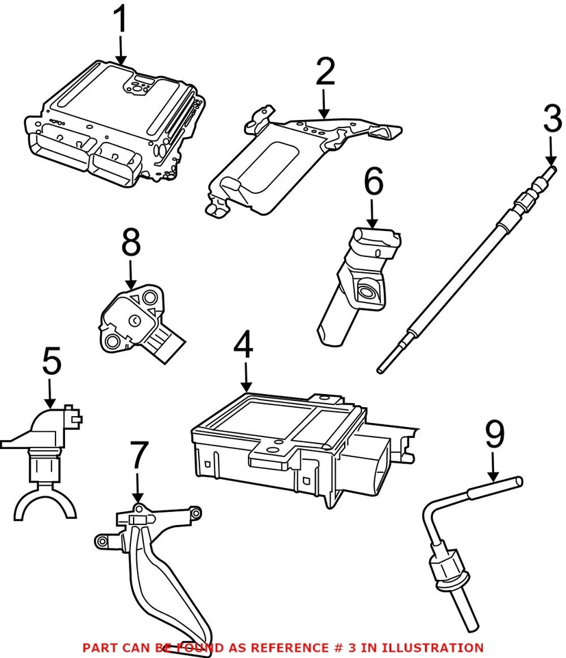 Bujía incandescente diésel Mopar original OEM para Jeep Grand Cherokee Foto 3 de 3