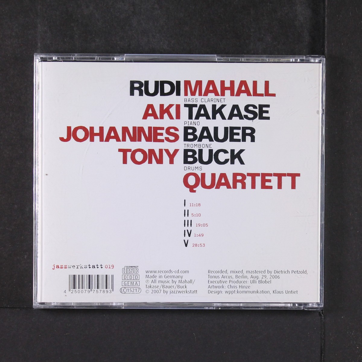 その他 Rudi Mahall Quartet [CD] RUDI MAHALL: quartett JAZZWERKSTATT CD Germany | eBay