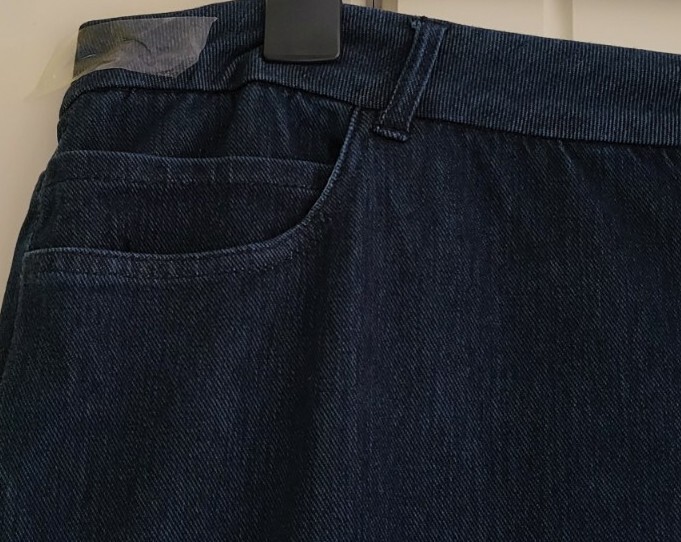 BNWTGS SIZE 22 JD WILLIAMS DENIM LK QUALITY SKIRT,BUTTON DWN,POCKETS