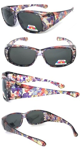 Gafas de sol polarizadas para mujer Rx diamantes de imitación trans púrpura - Imagen 2 de 5