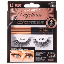 Kiss Magnetic Eyeliner & Lashes Kit (Choose Style)