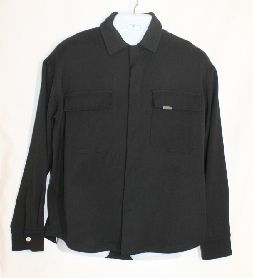 REPRESENT JACKET MEN SIZE MEDIUM BLACK SNAP FRONT… - image 11