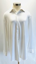 NWT APT 9 Men Long Sleeve Button Down White Slim Fit Dress Shirt Sz 17-17 1/2 XL