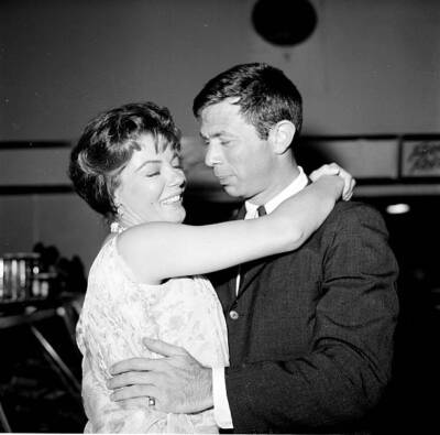 Sheree North attends an event Los Angeles 1957 Old Photo
