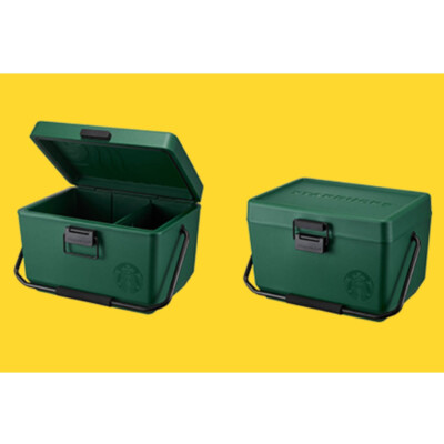 Starbucks Coffee - 韓国スタバ限定 Starbucks クーラーボックス 緑 サマーデークーラー 韓国スタバ】2022 To go☆Green cooling bag (Starbucks