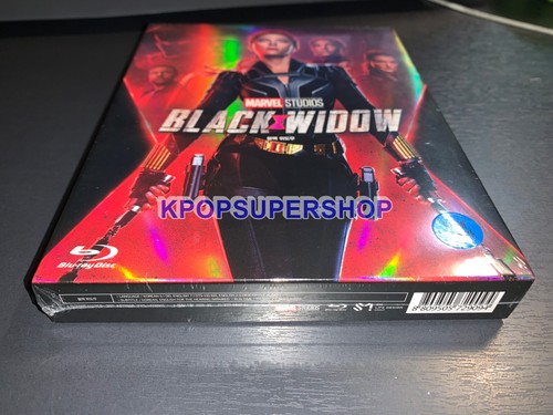 Black Widow Blu Ray Steelbook Full Slip SM Life Korea Limited New Sealed Rare - Picture 2 of 7