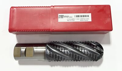 ProCut 1-1/2'' Cobalt Ball Nose Roughing End Mill 6FL Long Length Coarse TiCN