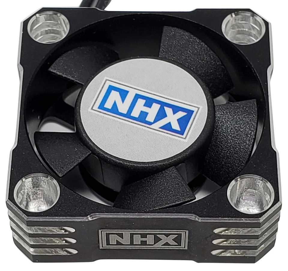 NHX RC HV 30mm Aluminum Case High Speed 28000 RPM Motor / ESC Cooling Fan Silver - Image 2 of 4