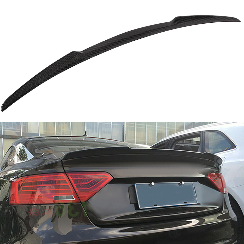 アウディ A5 テール ブラック クーペ　2008-2016 For 2008-2015 2016 Audi A5 Coupe Rear Spoiler Full Carbon Fiber | eBay