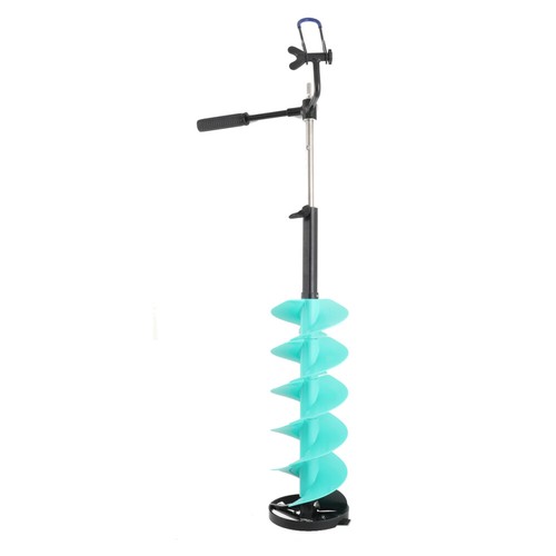 8" Diameter Ice Fishing Auger +35.5cm Extension Rod for Ice Burrowing/Drilling - Picture 12 of 18