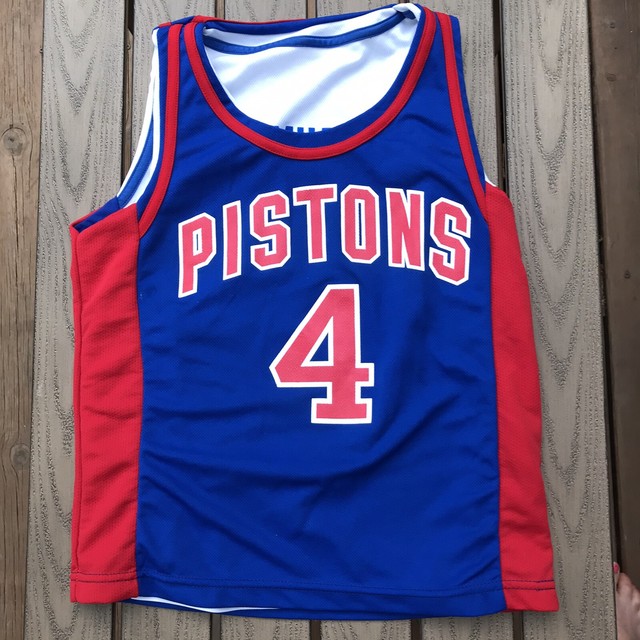 Vintage 1999 Detroit Pistons Reversible Tank Jersey Rip Hamilton Joe