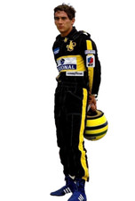 Ayrton Senna 1985 F1 Race Suit CIK/FIA Level-2 Approved Go Kart Racing Suit