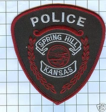 Police Patch  - Kansas - SPRING HILL