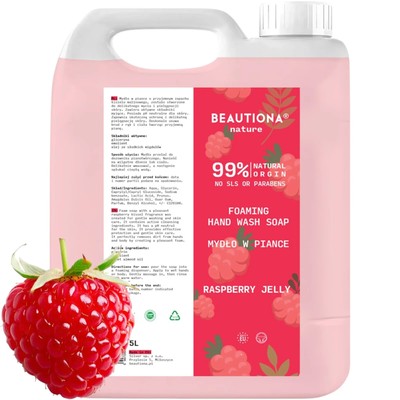 Schaumseife 5 L, Glycerin & Mandelöl, feuchtigkeitsspendend, Hände & Körper