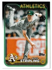 2024 Topps Baseball Series 2 #608 Ross Stripling - Oakland Athletics