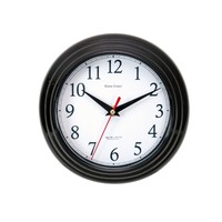 Kiera Grace Essential Wall Clock 8-inch 1.5 Deep Black Free Shipping Kiera Grace Essential Wall Clock 8-inch 1.5 Deep Black Free Shipping