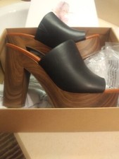 Jessica Simpson Platform Mule Black New Juba Calf Size 8.5