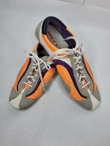 purple prada sneakers