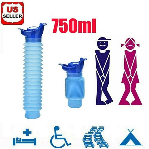 Male Female Portable Urinal Travel Camping Car Toilet Pee Bottle