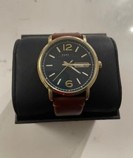 Marc Jacobs Fergus Gray Dial Brown Leather Men's Watch MBM5077