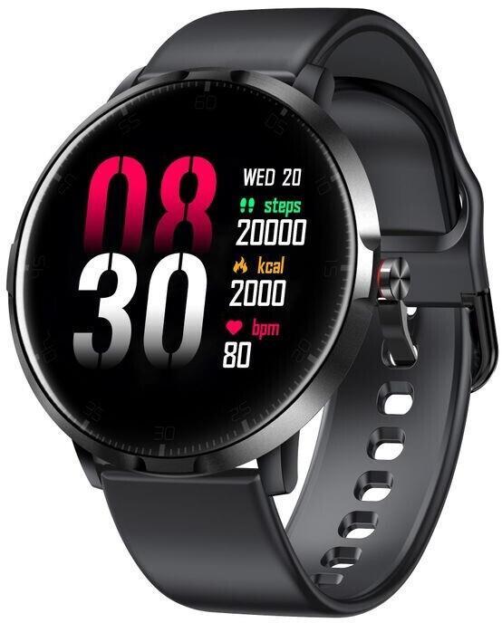 Умные часы IOMI Fitnessstracker Bluetooth Freizeit Sportuhr schwarz