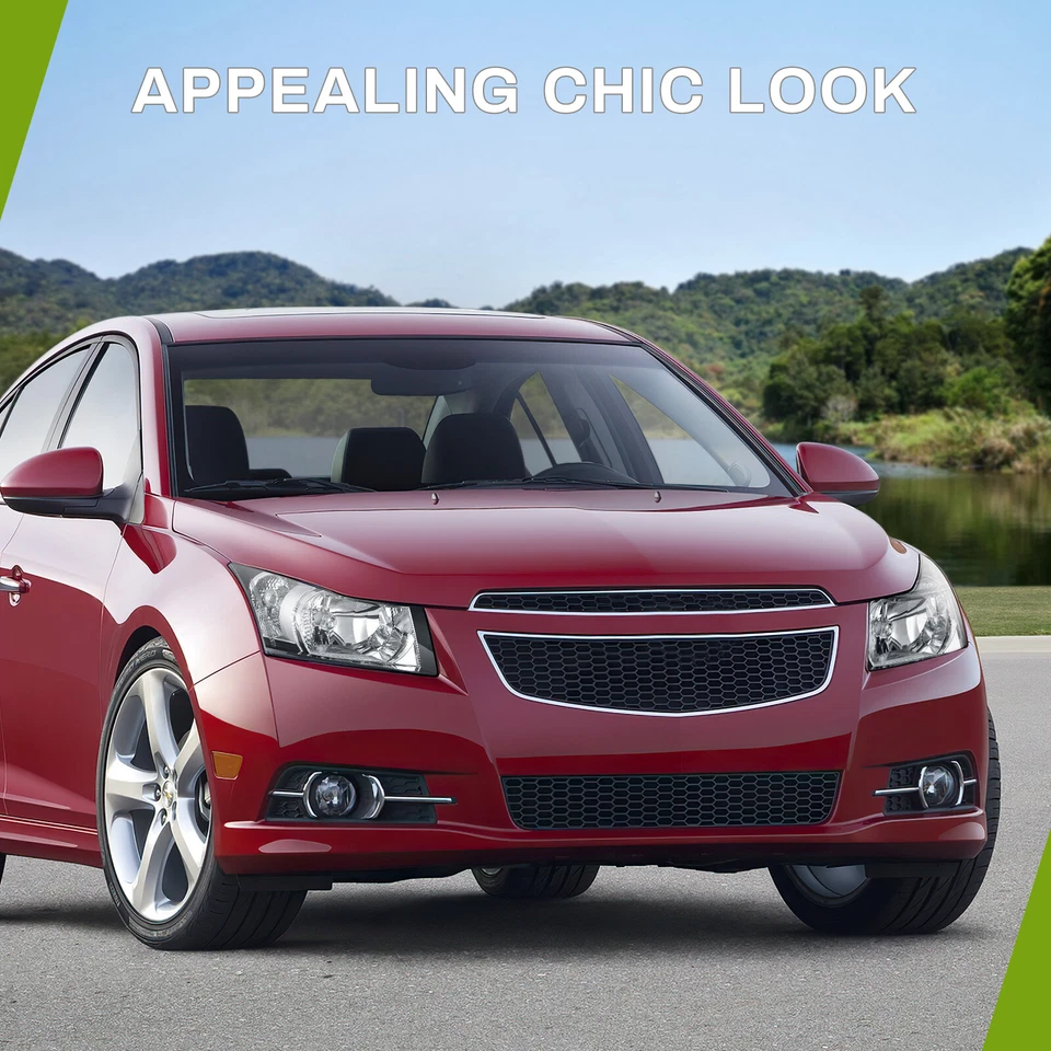 Chrome Headlights For 2011 2012 2013 2014 2015 Chevy Cruze Headlamps Left+Right Foto 2 de 4