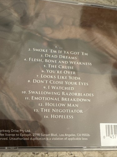 Don't Close Your Eyes by Parkway Drive (CD, 2023), New, Sealed - Picture 4 of 5