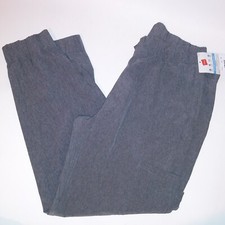 Hanes Comfort Fit Scrubs Pants Medium Athletic Fit Gray Solid Roomy Pockets New