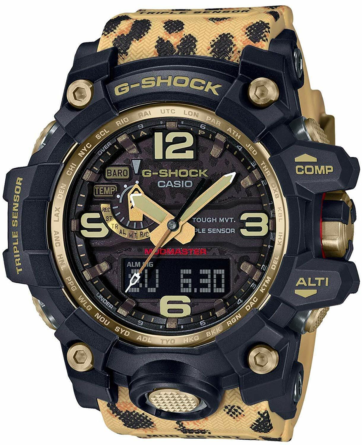 時計 G-SHOCK MUDMASTER WILDLIFE PROMISING Casio G-shock Mudmaster Wildlife Promising 56 mm Black
