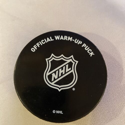 SEATTLE KRAKEN Los Angeles Kings USED Warm-Up Puck 3/26/2022 Inaugural Season - Picture 2 of 2
