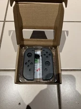 USED OEM Official Genuine Nintendo Gray Grey Left + Right Joy Con Shell Set