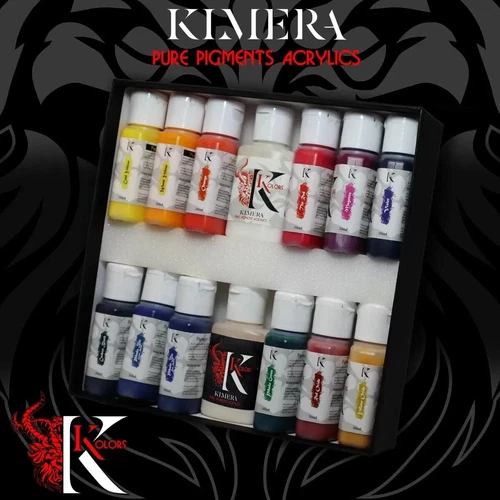 Kimera Kolors Pure Pigments Paint Set - NEW SEALED