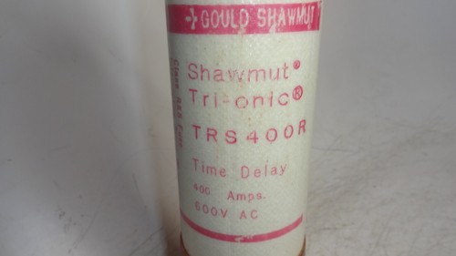 Fusible Gould Shawmut Tri-onic TRS400R clase de retardo Rk5 400A 600V - Imagen 7 de 10