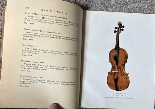 Rare Old Violins Lyon & Healy Chicago 1924 - Picture 8 of 11