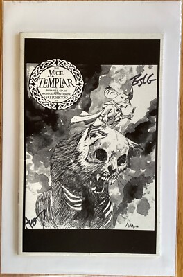 MICE TEMPLAR convention sketchbook 2006 signed BRYAN J L GLASS & MICHAEL OEMING